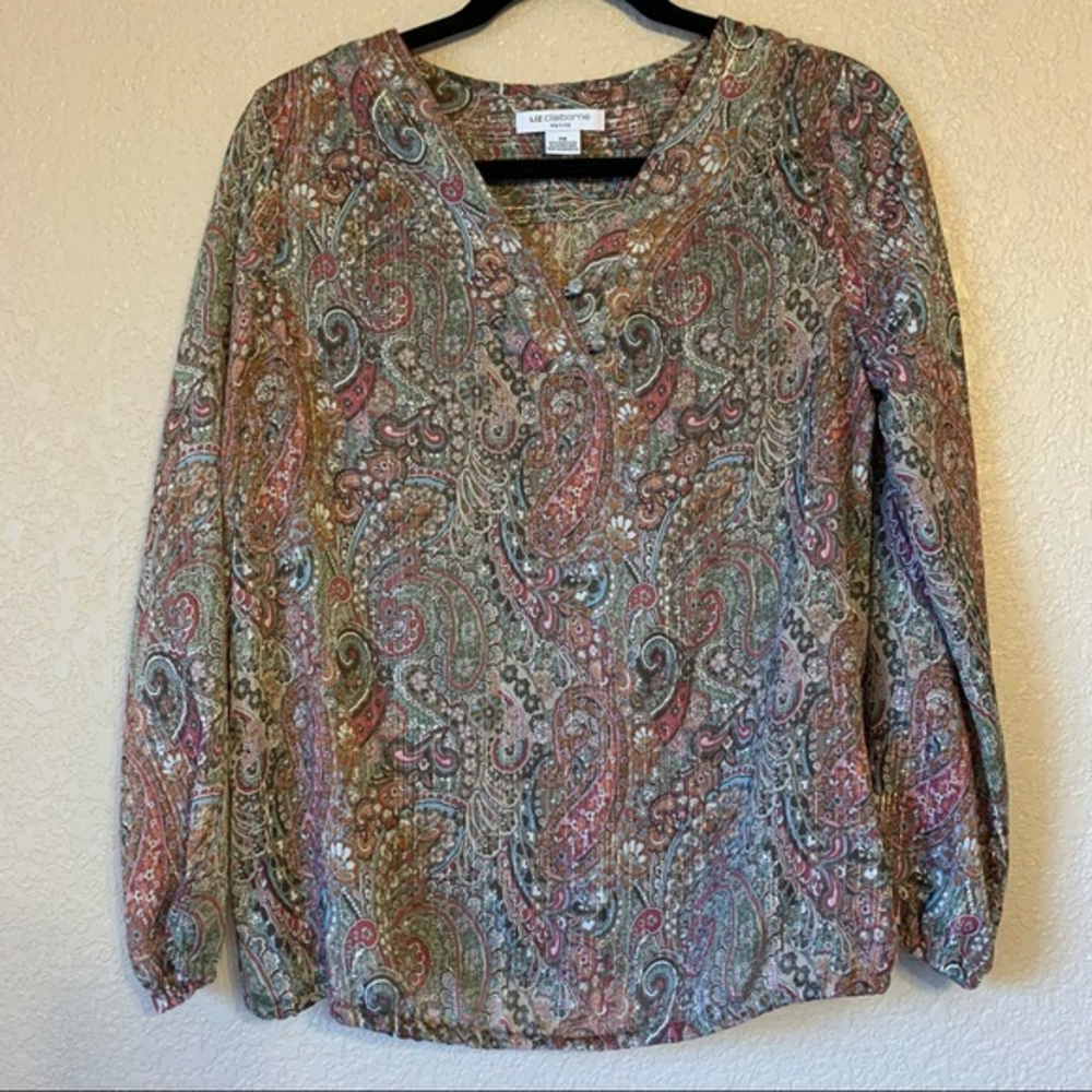 Liz‎ Claiborne blouse Size PM